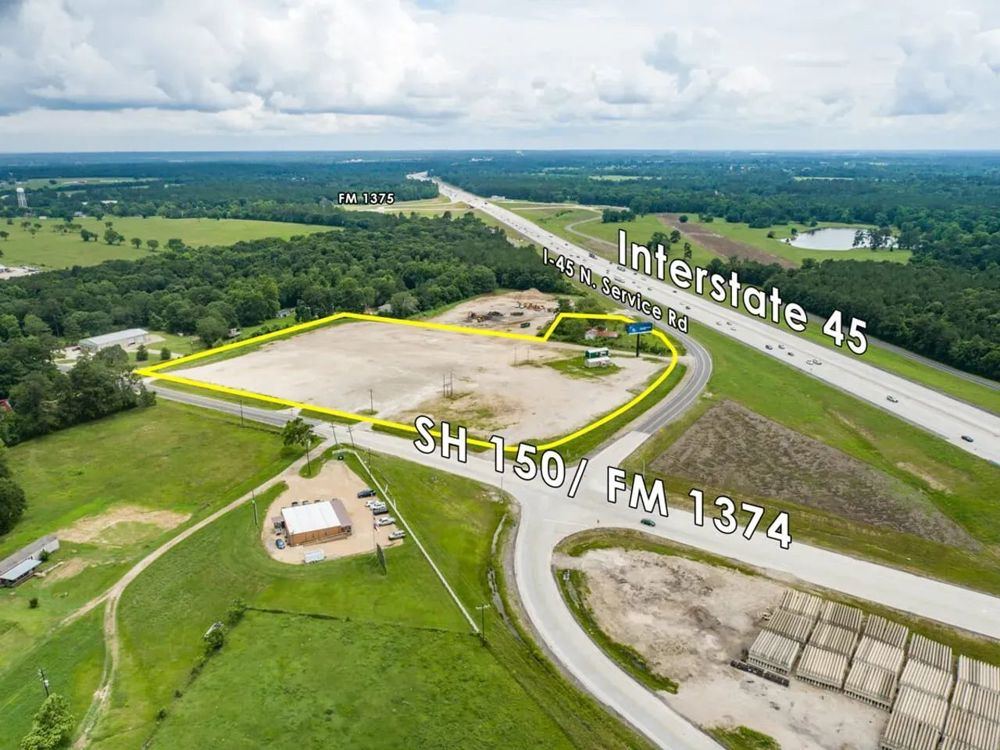 Landscape view for 8 Acres | I-45 & SH 150