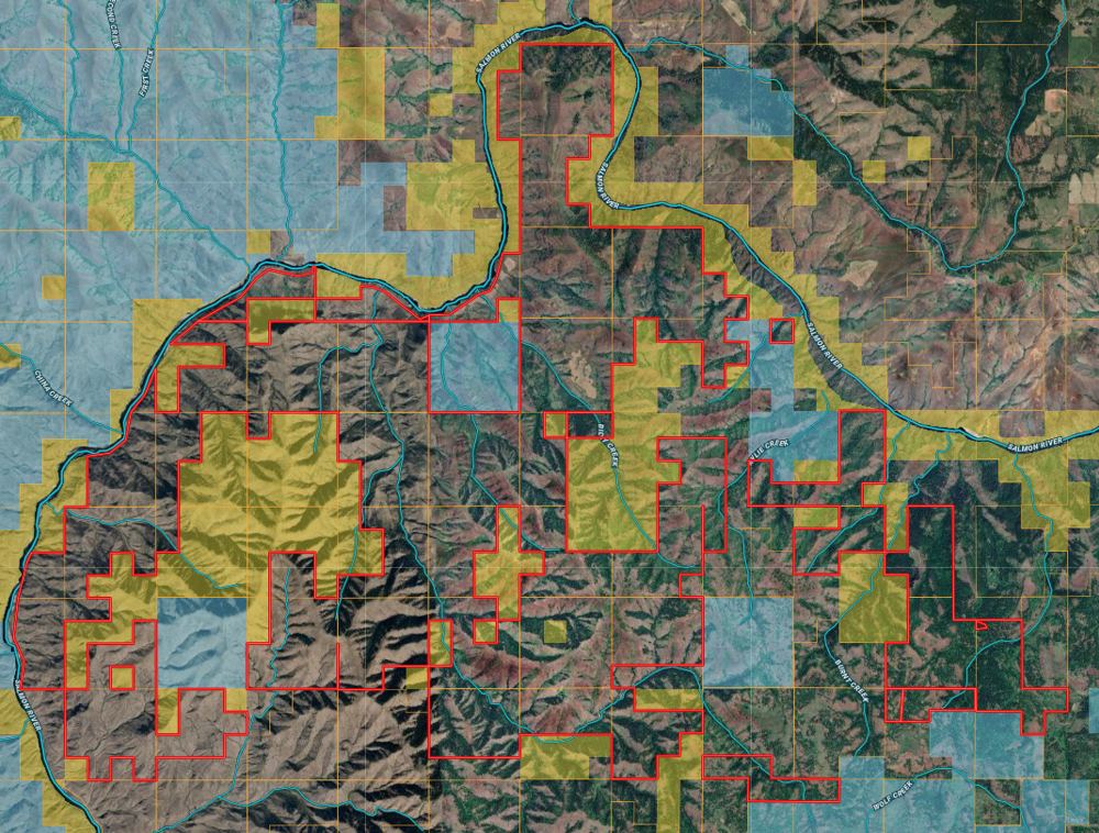 Landscape view for Horseshoe Bend Ranch – Cottonwood, ID