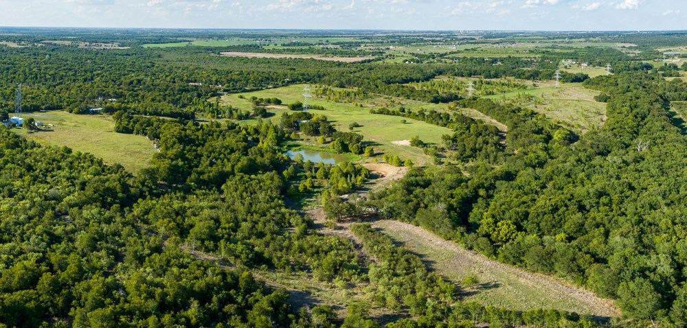 Landscape view for Recreational Land for Sale Near Austin TX in Bastr
