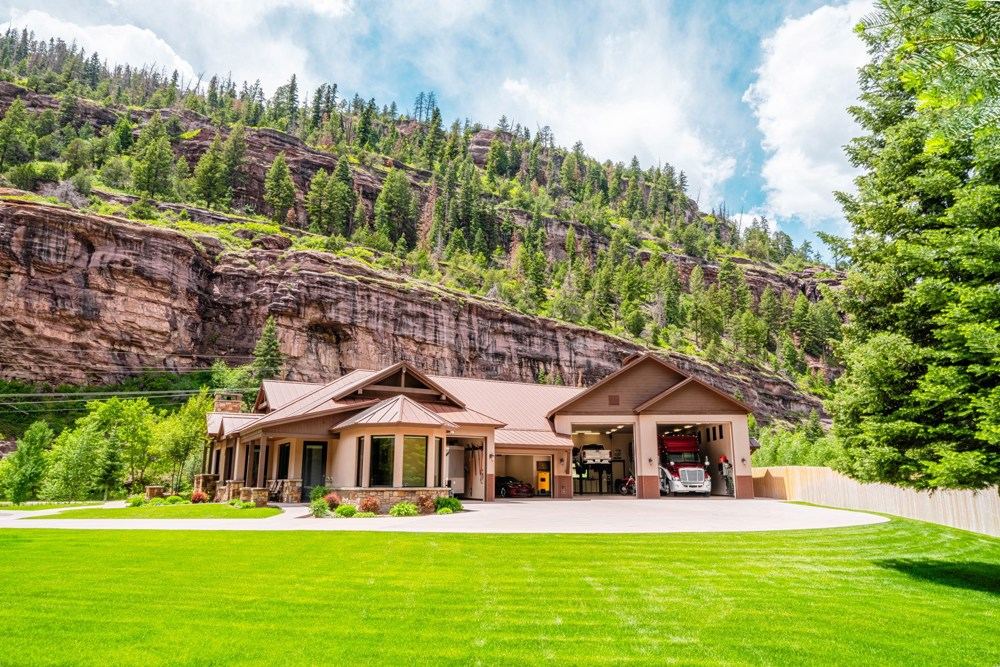 Landscape view for Luxury Riverfront Home in Ouray County, Colorado
