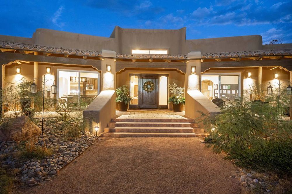 Landscape view for 9-Acre Luxury Estate in Anthony, NM for Sale - Equ