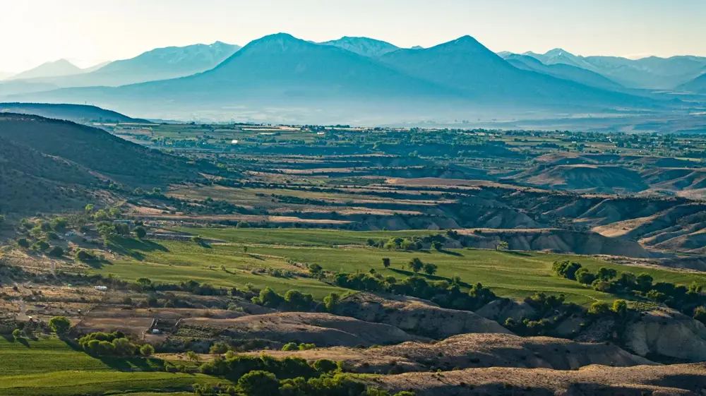 Landscape view for Premier Colorado Mountain Ranch in Hotchkiss for S