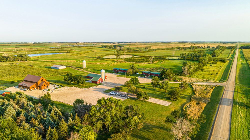 Landscape view for South Dakota Pheasant Acres Headquarters