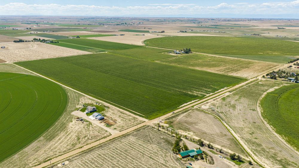 Landscape view for Keenesburg Irrigated Land and Water, CO