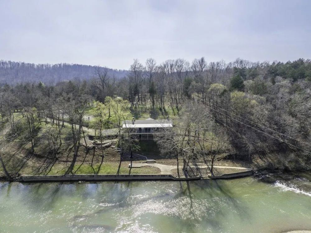 Landscape view for 262-Acre Riverfront Home in Hardy, Arkansas for Sa