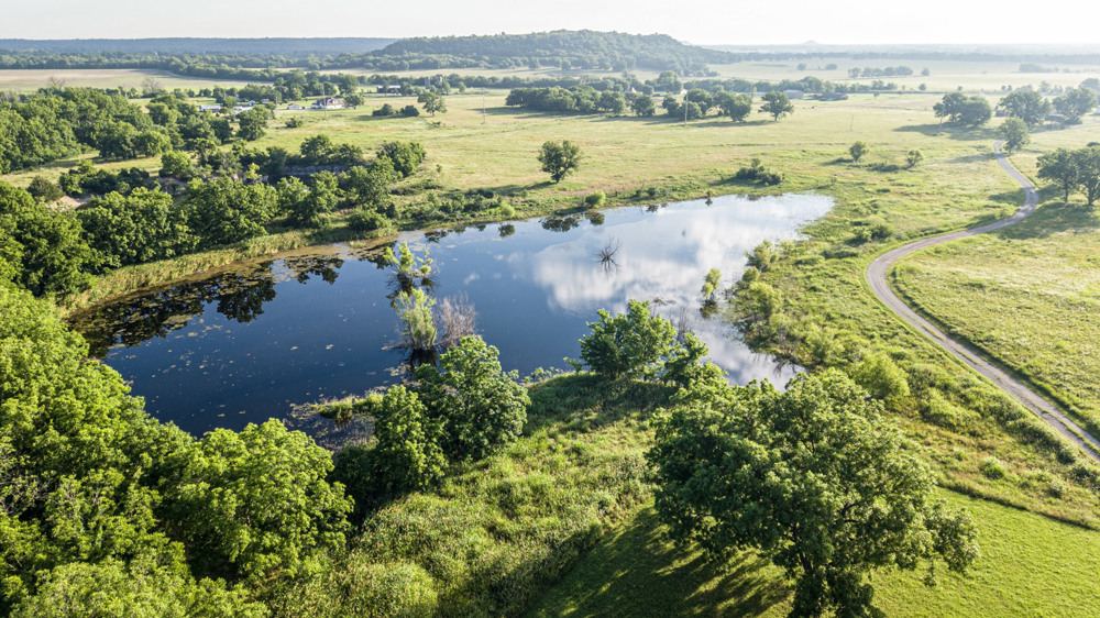Landscape view for Verdigris River at Coyote Trail
