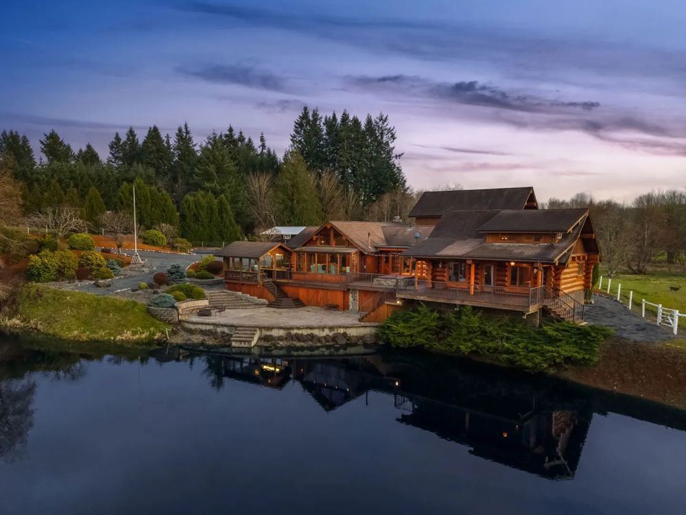 Landscape view for 21-Acre Luxury Country Estate in Lewis County, Was