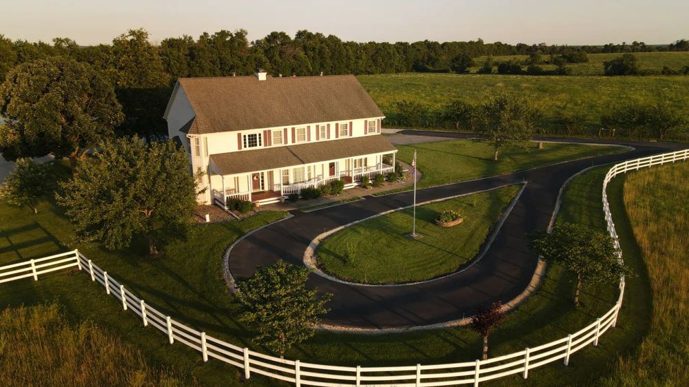 Landscape view for Luxury Country Home & Horse Property in Clevel