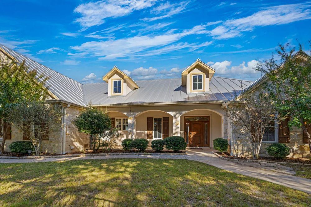 Landscape view for Luxury Country Home in Ingram, TX for Sale - Hill