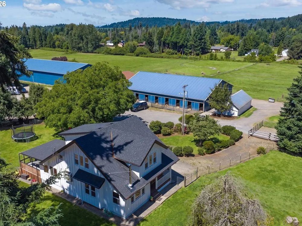Landscape view for Rare Equestrian Property in Brush Prairie, WA for