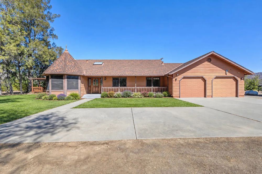 Landscape view for 25-Acre Country Home in Guinda, CA for Sale
