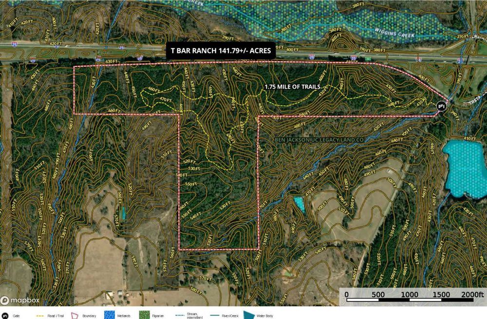 141 Acres of Timber, Hunting & Recreational La, view 3