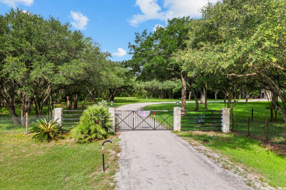 Landscape view for 801 Treasure Oaks Road. Victoria, Texas