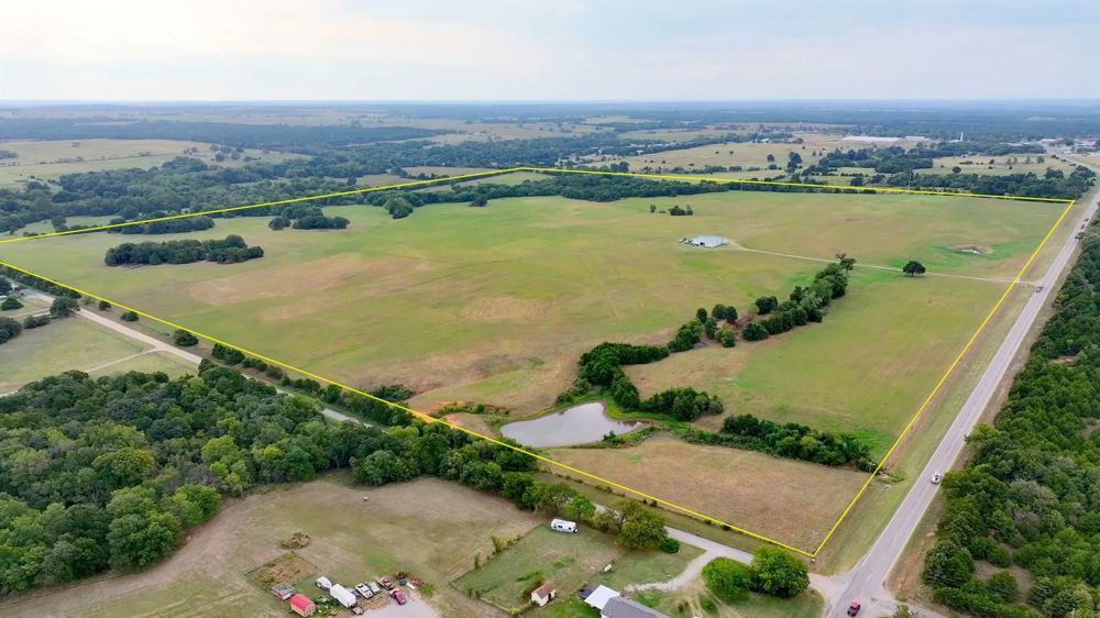 Landscape view for 160 Acres of Agra, Oklahoma Land for Sale - Ranchl