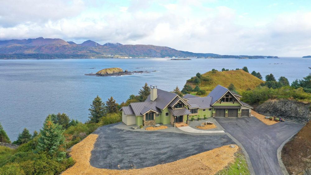 Landscape view for The Olive Retreat on Kodiak Island